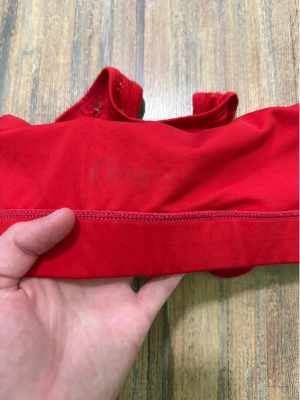 Zyia active sports bra size medium  bright red